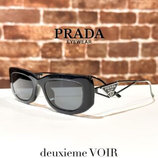 PRADA サングラス クールブラック レンズややブルー ネット直売